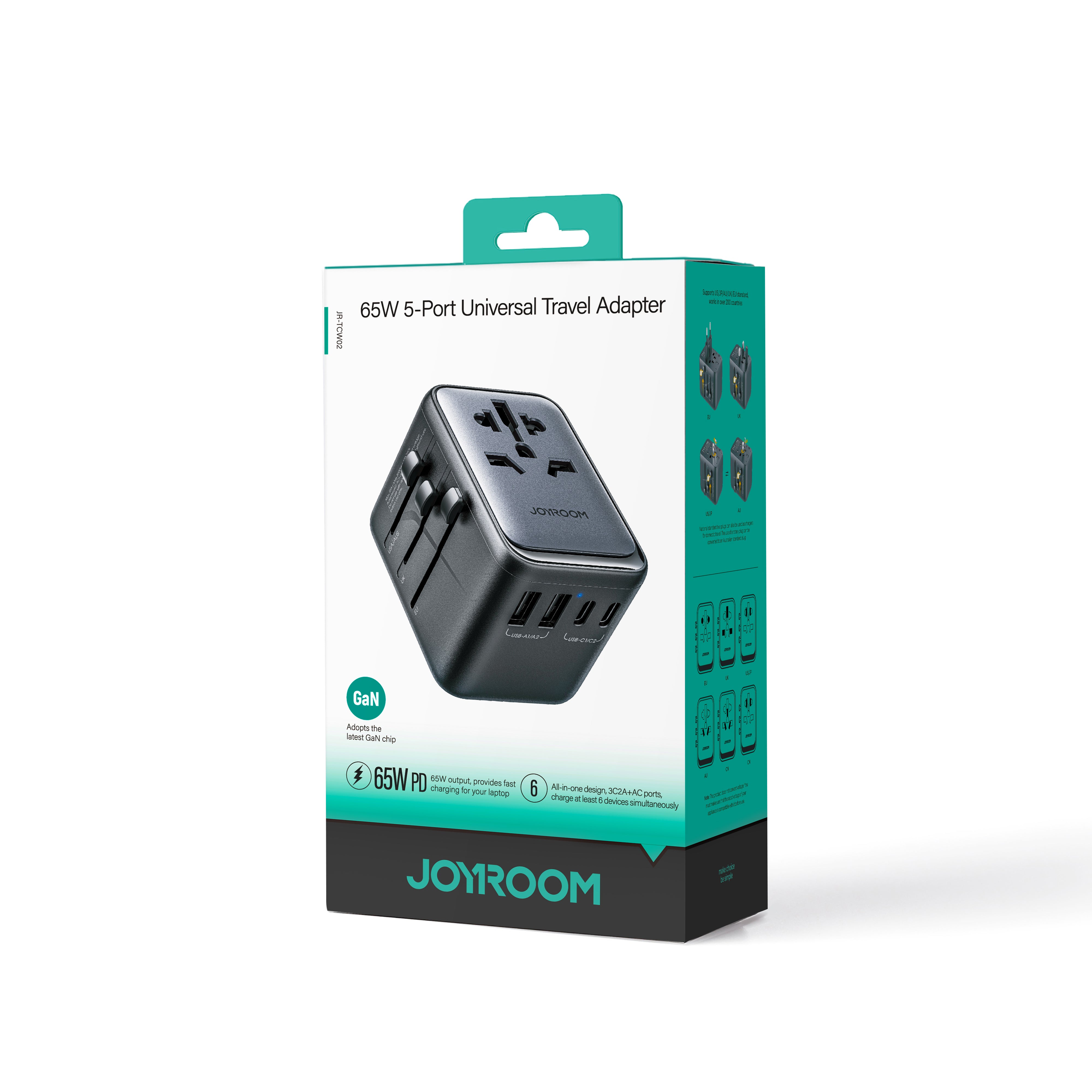 JOYROOM JR-TCW02 65W Universal Travel Adapter