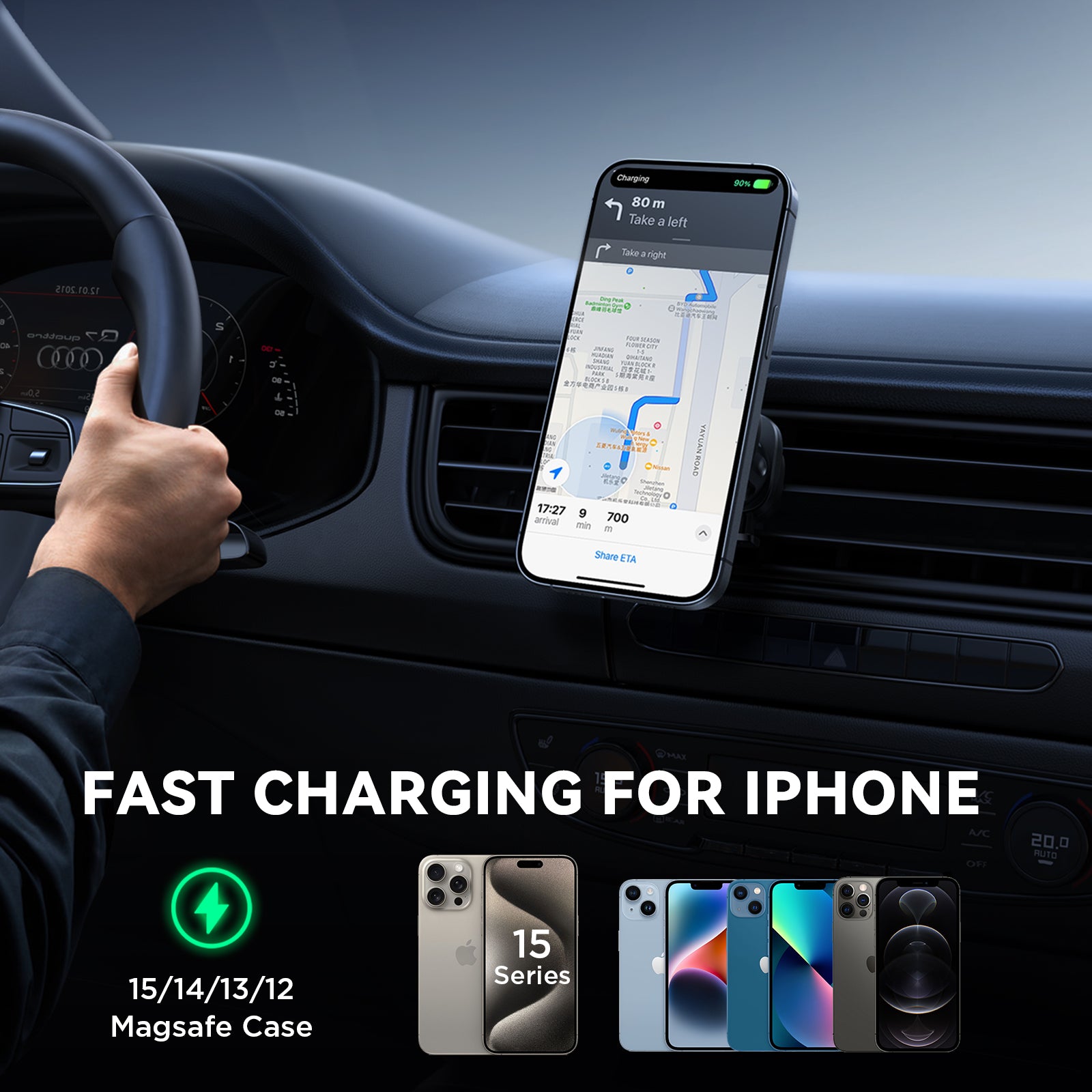 JOYROOM JR-ZS387 Magnetic Wieless Car Charger Mount