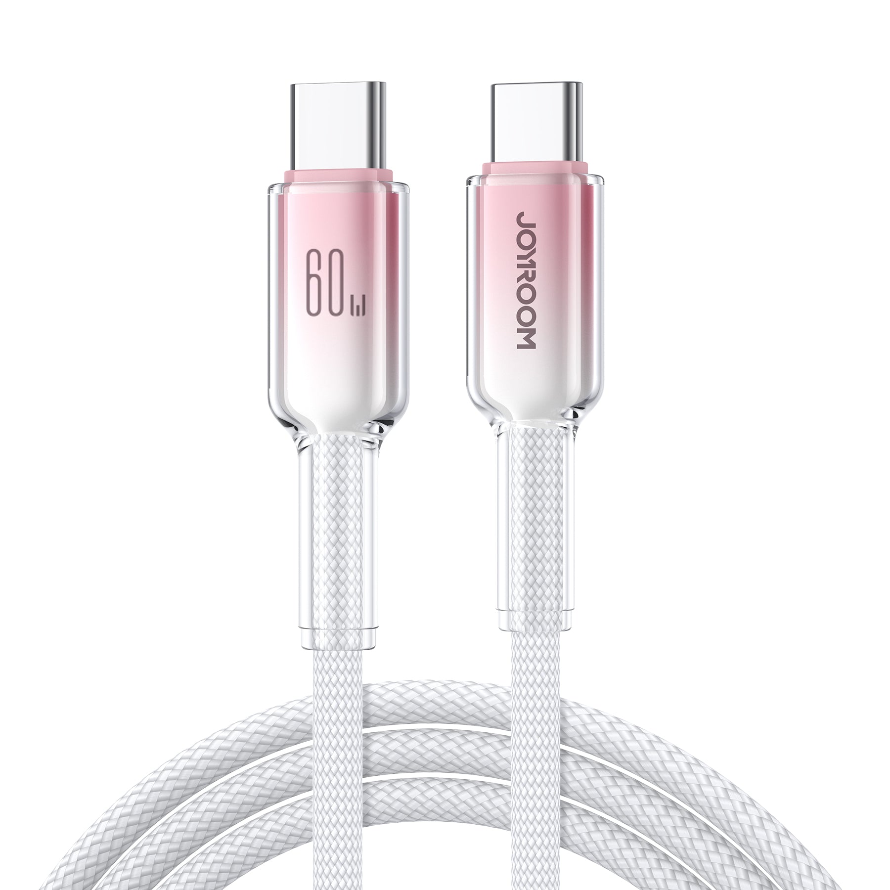 S-A42 Crystal-Clear Series 60W Fast Charging Data Cable 1.2m