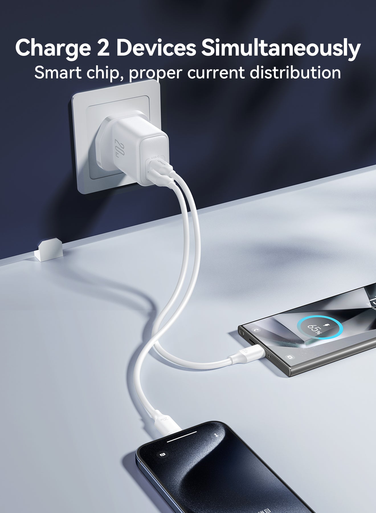 JOYROOM JR-TCF21 20W Dual-Port (A+C) Charger UK