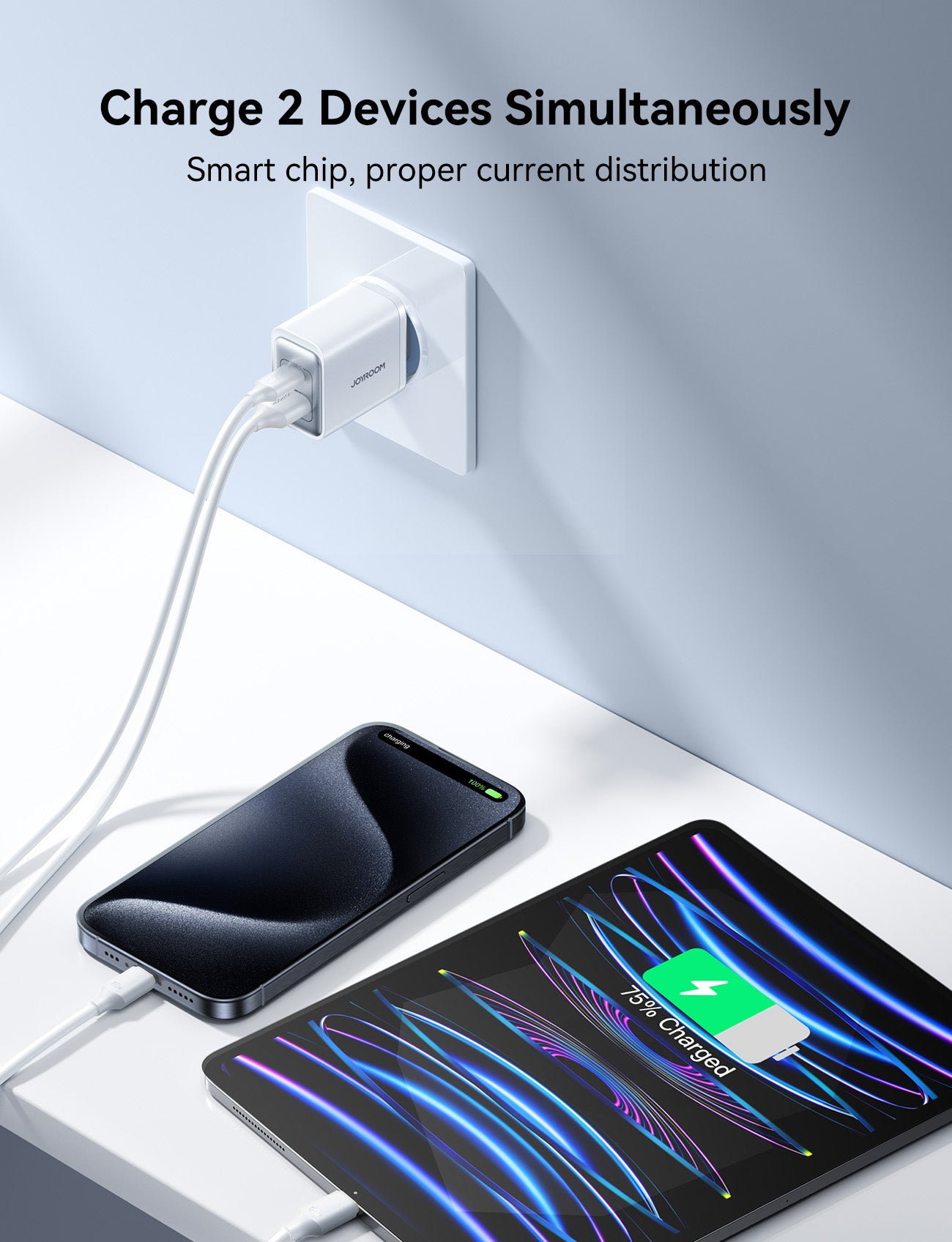 JOYROOM JR-TCF15 30W Dual-Port (A+C) Charger EU