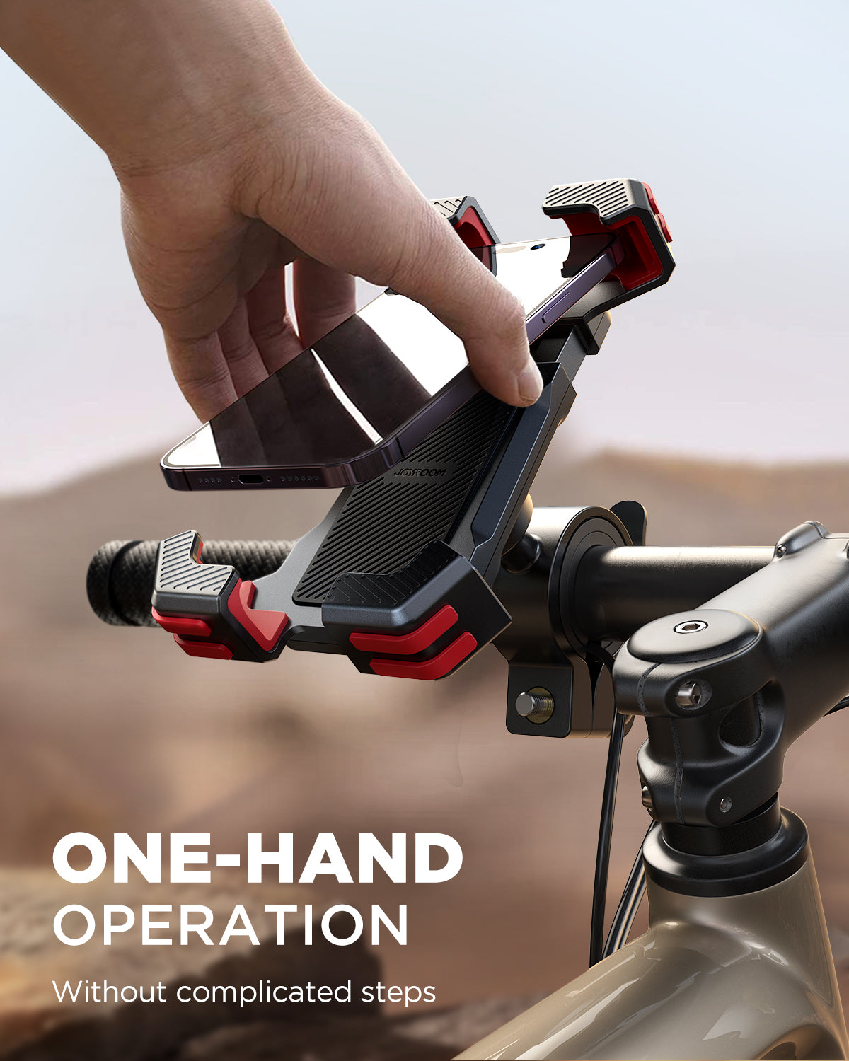 Phone stand for online bike