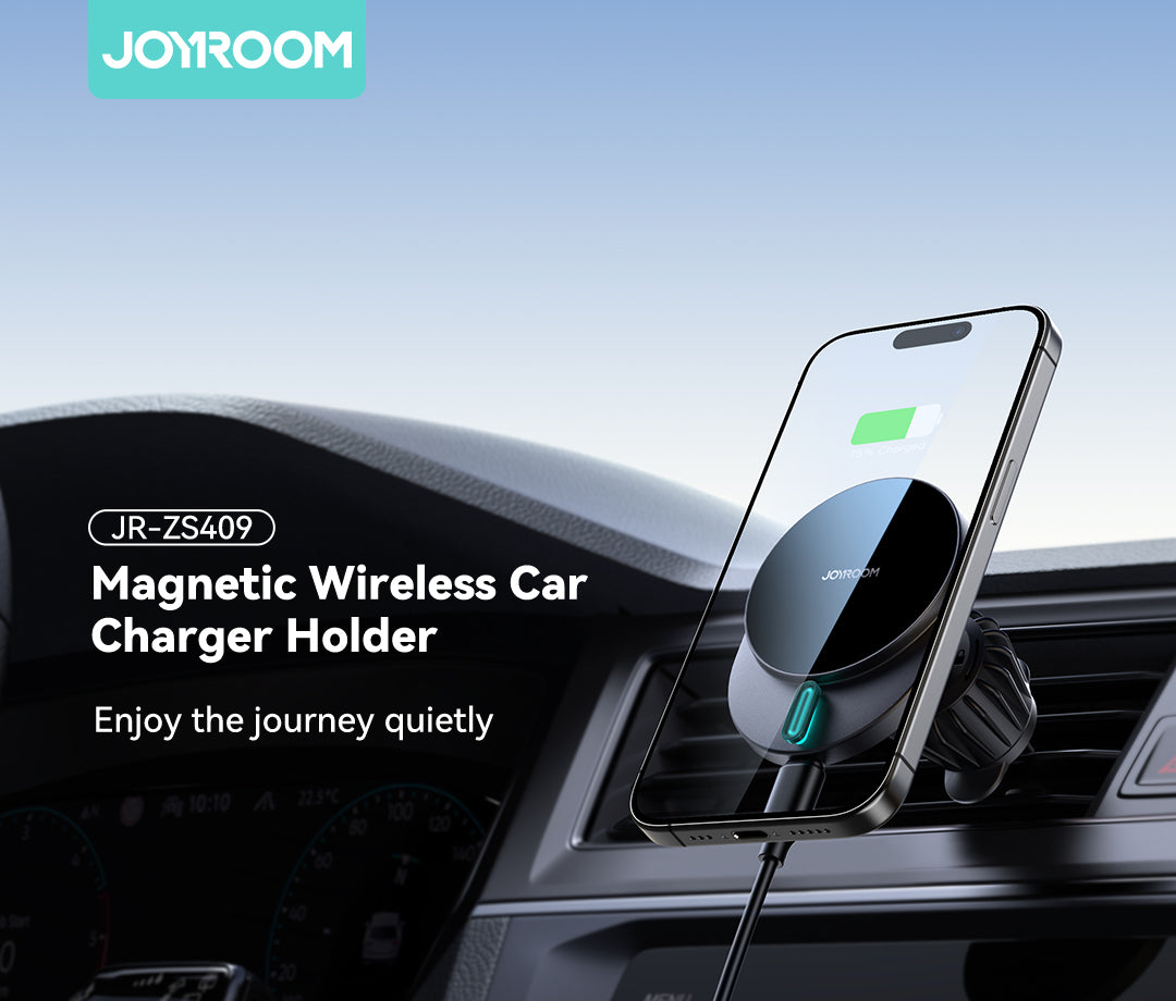 JOYROOM JR-ZS409 Magnetic Wireless Car Charger Holder