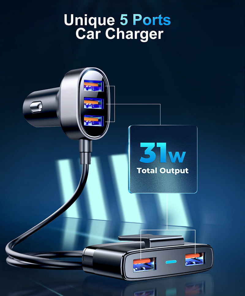 Best multi deals port car charger