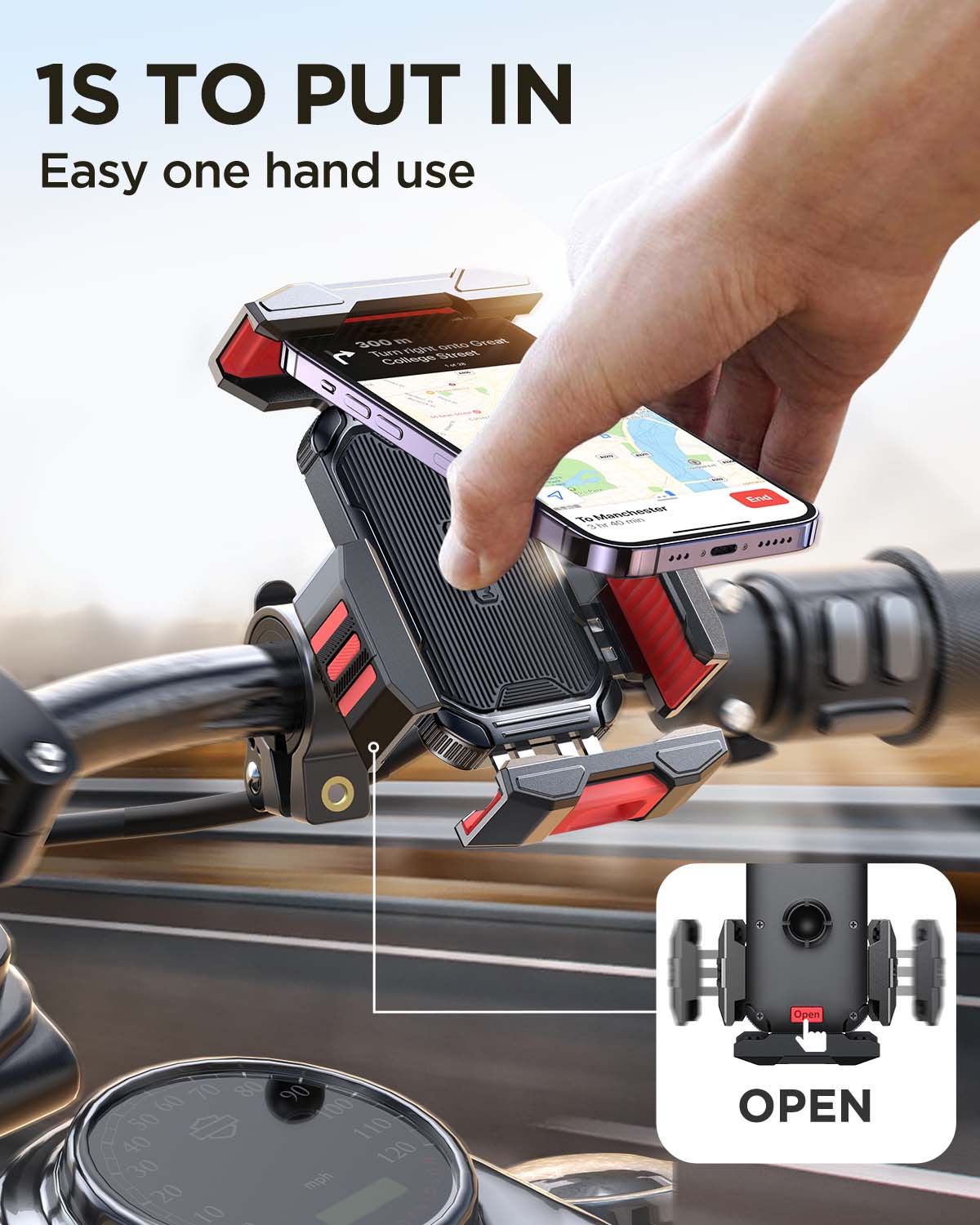 Joyroom bike hot sale phone mount